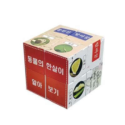 [에듀메이드] 동물의 한살이 종이 매직큐브 만들기(5인용)