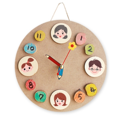 [잼잼아트] 가족 벽시계