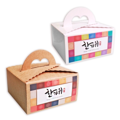 [잼잼아트] 송편상자와 색동스티커