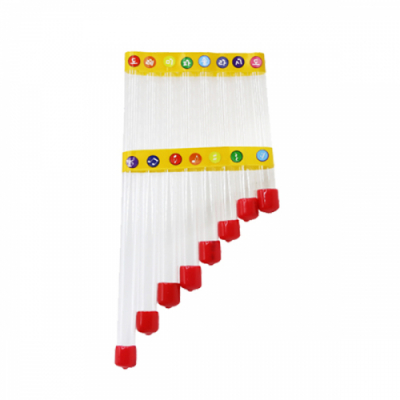 [HS] 팬플릇 만들기(컬러음표음계스티커, 1인용/5인용)