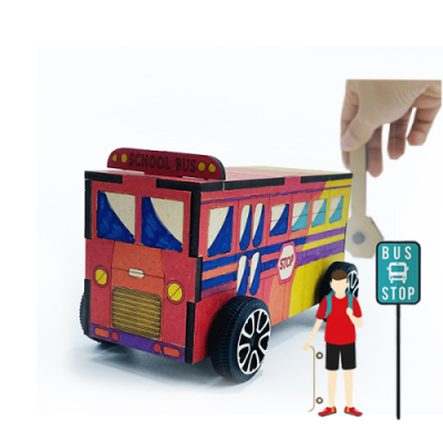 [HS] 스쿨버스 자석 자동차 만들기-1인용