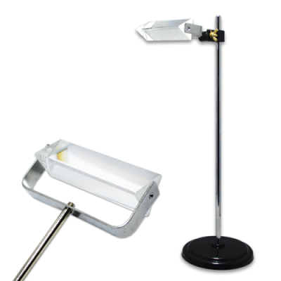 [와니사이언스] 손잡이가 있는 프리즘(높이40cm, 스탠드부)