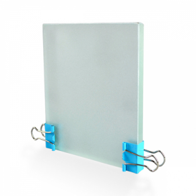 [와니사이언스] 빛굴절 반투명한 유리판(클립 2개 포함)