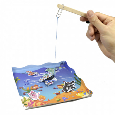 [와니사이언스] 자석 낚시놀이 만들기(4명 세트)(아이스크림, 천재, 지학사)