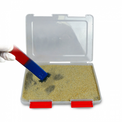 [와니사이언스] 철 가루와 모래 분리하기(4명 모둠 실험,막대자석 포함)(아이스크림)