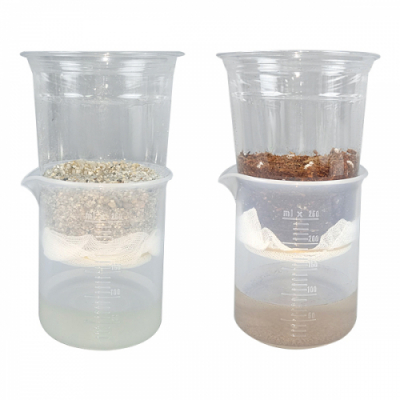 [와니사이언스] 흙의 물 빠짐 정도 비교하기(4명 모둠 실험)