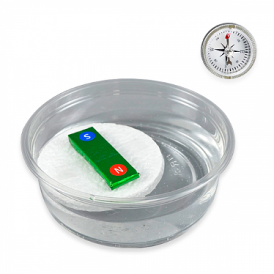 [와니사이언스] 자석으로 나침반 만들기(4명 세트)(비상)