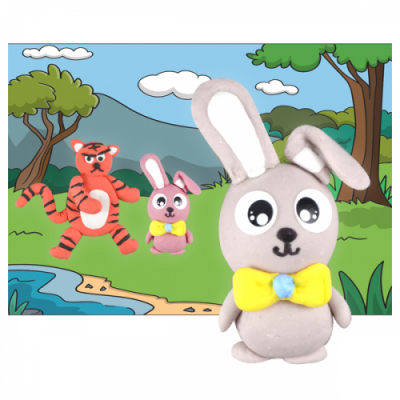 [와니사이언스] 색깔이 변하는 점토 작품 만들기(4명 세트)(아이스크림)