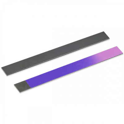 [와니사이언스] 열 변색 긴 철판(고온용, 보라, 2*20cm, 두께1mm)(금성)