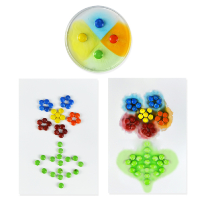 [와니사이언스] 알 초콜릿을 이용한 미술작품만들기(4명 세트)(아이스크림)