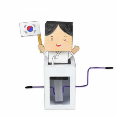 [와니사이언스] 순국선열 오토마타 만들기(4명 세트, 유관순, 역사인물)