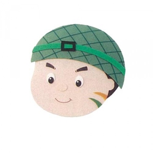 [청양코리아] 역할놀이-직업머리띠(군인)