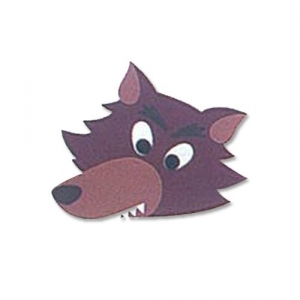 [청양코리아] 역할놀이-동물머리띠(늑대)