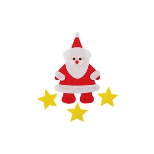 [청양코리아] 반짝이펠트소품(산타)