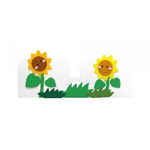 [청양코리아] 울타리 시리즈(小)-작은 해바라기 울타리(흰색)