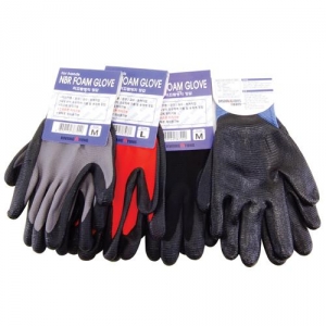 N.NBR폼 코팅장갑 : 10SET