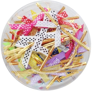 [유니아트] 빵끈리본(색상혼합)