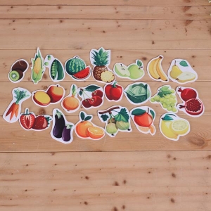 [펠트친구] 무늬펠트지_야채과일놀이