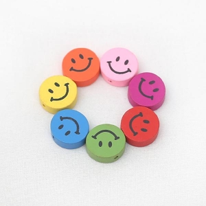 [펠트친구] 스마일 원 나무비즈(20개 1세트)