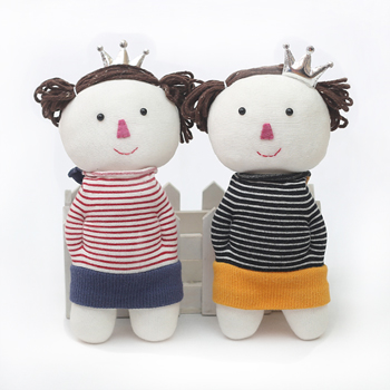 [펠트친구] 양말인형 제니 만들기(솜,실,바늘포함)