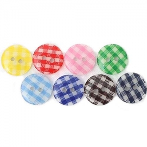 칼라 체크 단추(20개)