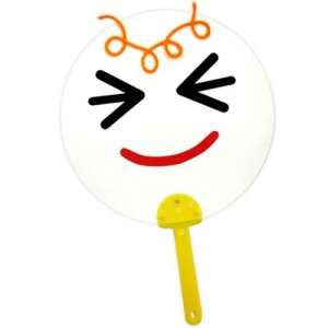 [유니아트] 친구얼굴 표정 부채 꾸미기 (19X27cm) DIY173