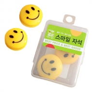 [위시스타] 6P 스마일 자석홀더 (지름3cm)