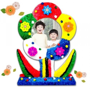 [만들기대장] 클레이 꽃 액자 만들기