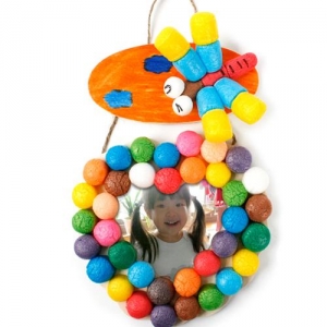 플레이콘_꽃 하트 사진틀 만들기