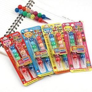 [토마토팬시] 동글동글 꼬치 색연필