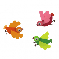 [지니스쿨] 펠트 새와 새집