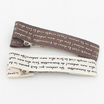 [펠트친구] 글자 집게머리핀(2개)