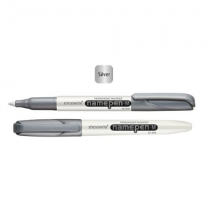 [모나미] 네임펜 M(굵은글씨) / 은색
