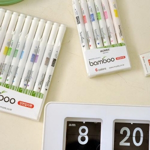 [모리스] 뱀부 칼라펜 12색 세트