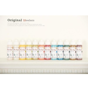 [레인보우] 스텐실물감_빈티지컬러12색 세트(Original, 50ml)