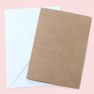 [펠트친구] 크라프트 2단카드(8장 1세트/봉투 포함)