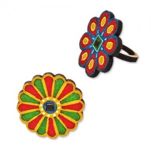 [잼잼아트] 전통 문양 반지(5개)