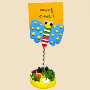 [만들기대장] 클레이 곤충 메모집게 만들기 - 나비