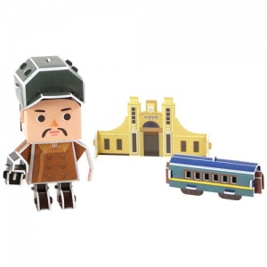 [스콜라스] 3D퍼즐 안중근(역사위인만들기)