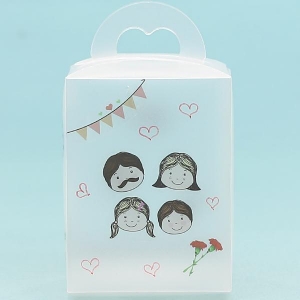 [펠트친구] 우리가족 사탕통 꾸미기(투명스티커포함)