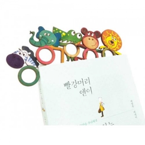 [피오피스토리] 우드아트_동물손가락책갈피(옵션선택)