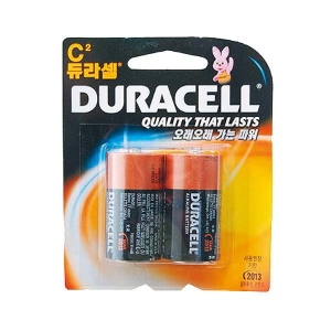 [듀라셀] 알카라인 건전지 C2