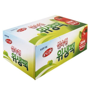 [롯데] 롯데위생팩(실속형) 300매(30*45cm)