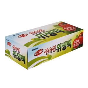 [롯데] 롯데위생팩(실속형) 300매(25*35cm)