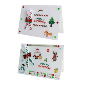 [잼잼아트] 성탄 스티커 카드(10인)